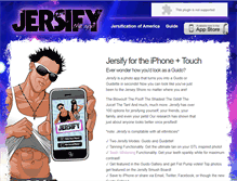 Tablet Screenshot of jersify.com